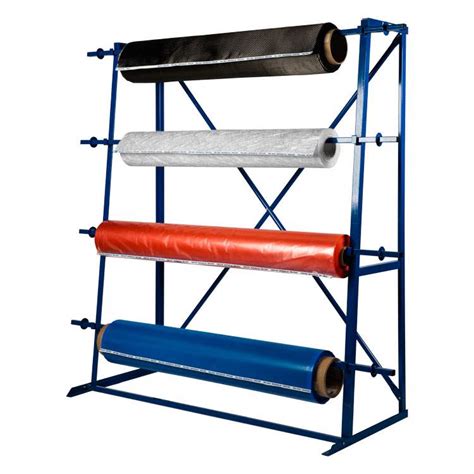 warehouse metal fabric roll storage rack|fabric racks for rolls.